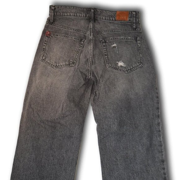 BDG- Urban Outfitters Slim Straight Distressed Black Jeans 25 - Picture 3 of 3